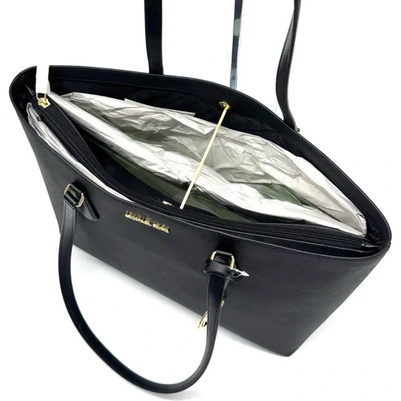 Michael Kors Sheila Large Signature Logo Tote Bag - Black